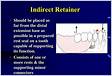 Direct indirect retainers in rpd PPT